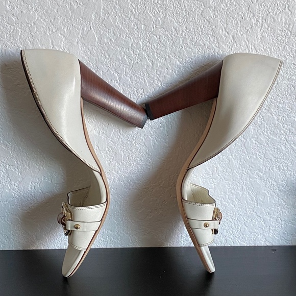 Gucci Peep Toe Pumps sz 10B - Picture 6 of 10